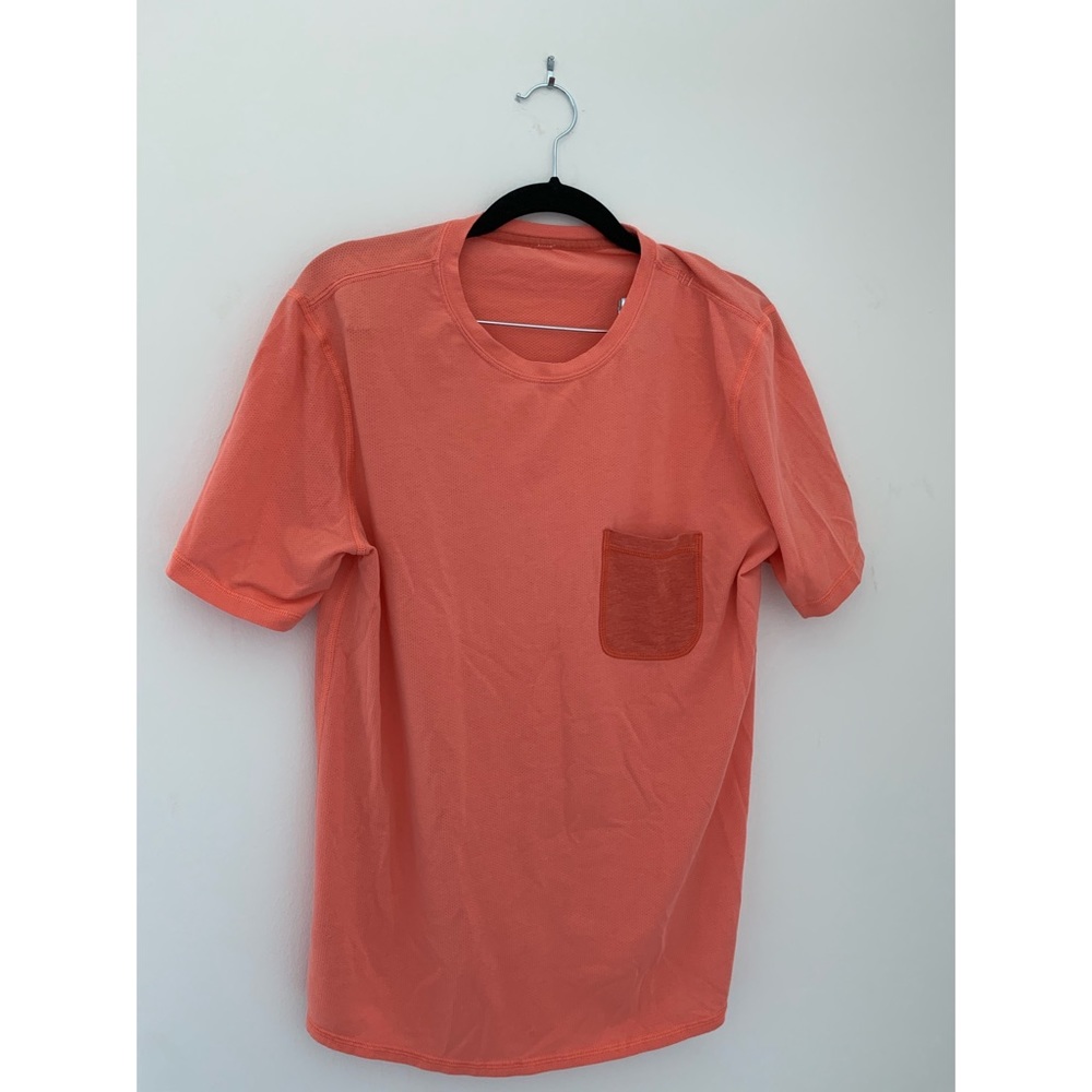 *Lululemon Dry-Fit T-Shirt with Front Pocket*